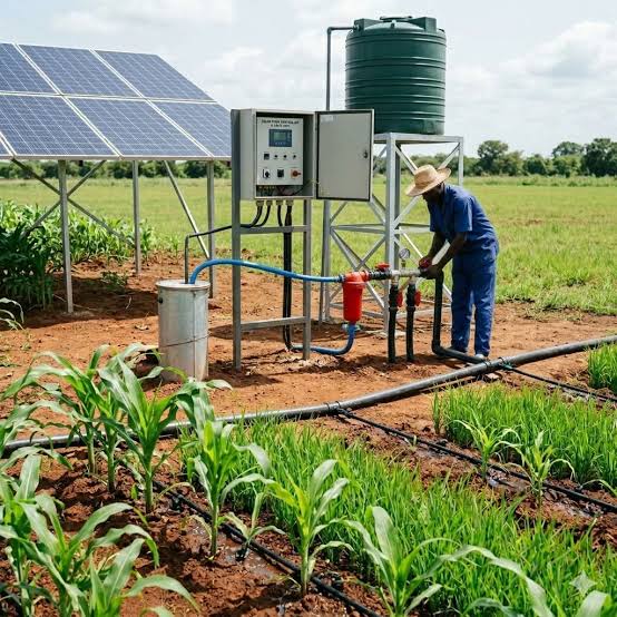 Solar-Powered Irrigation Scheme